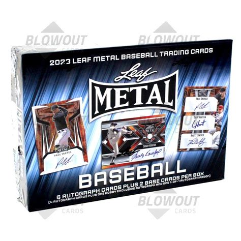 2023 leaf metal hobby box|2023 leaf metal baseball checklist.